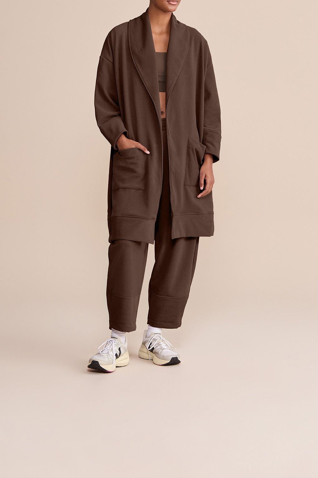 Balloon Elastic Soft Oak Pants