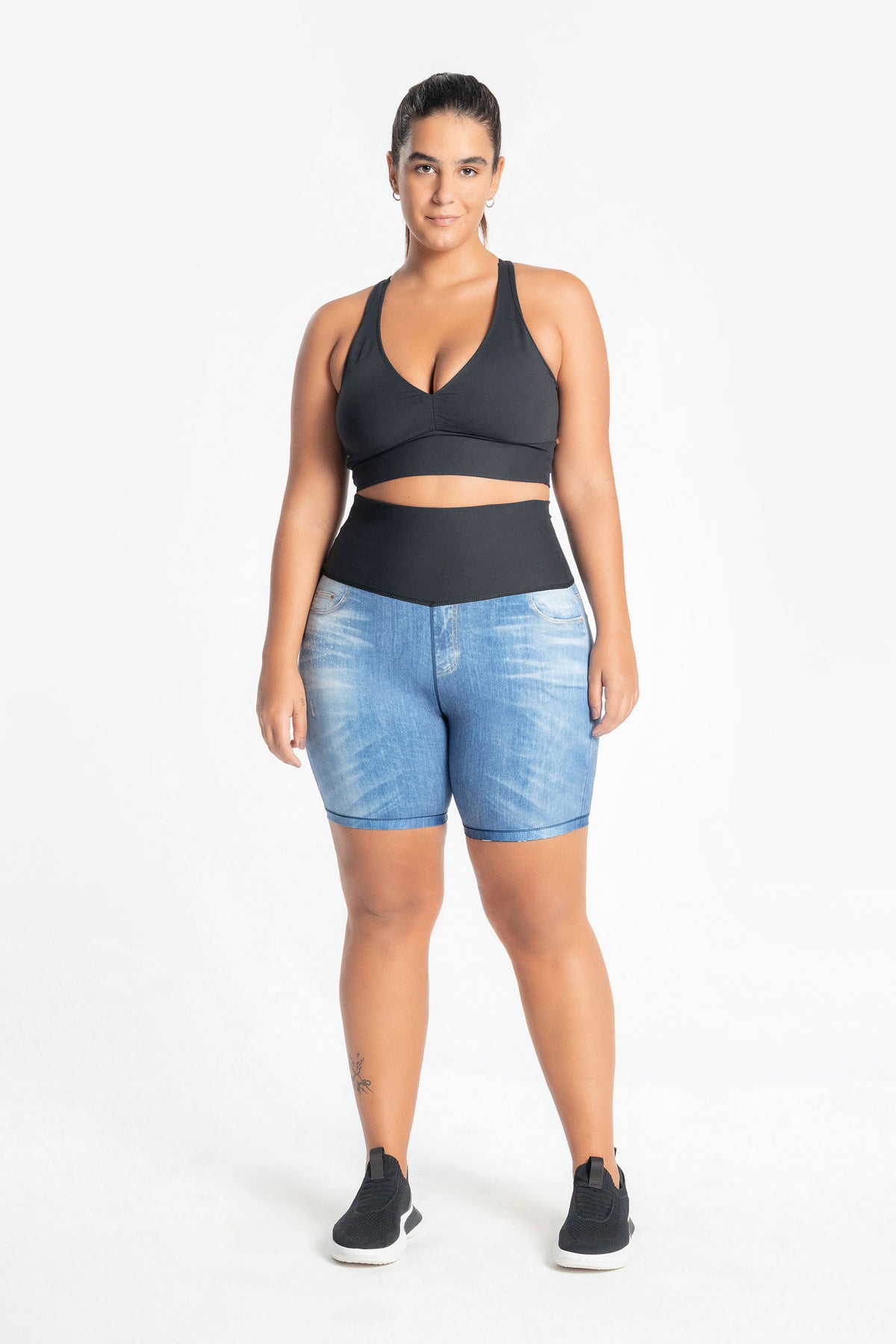 LIVE!+  Reset Denim Reversible Bermuda Shorts