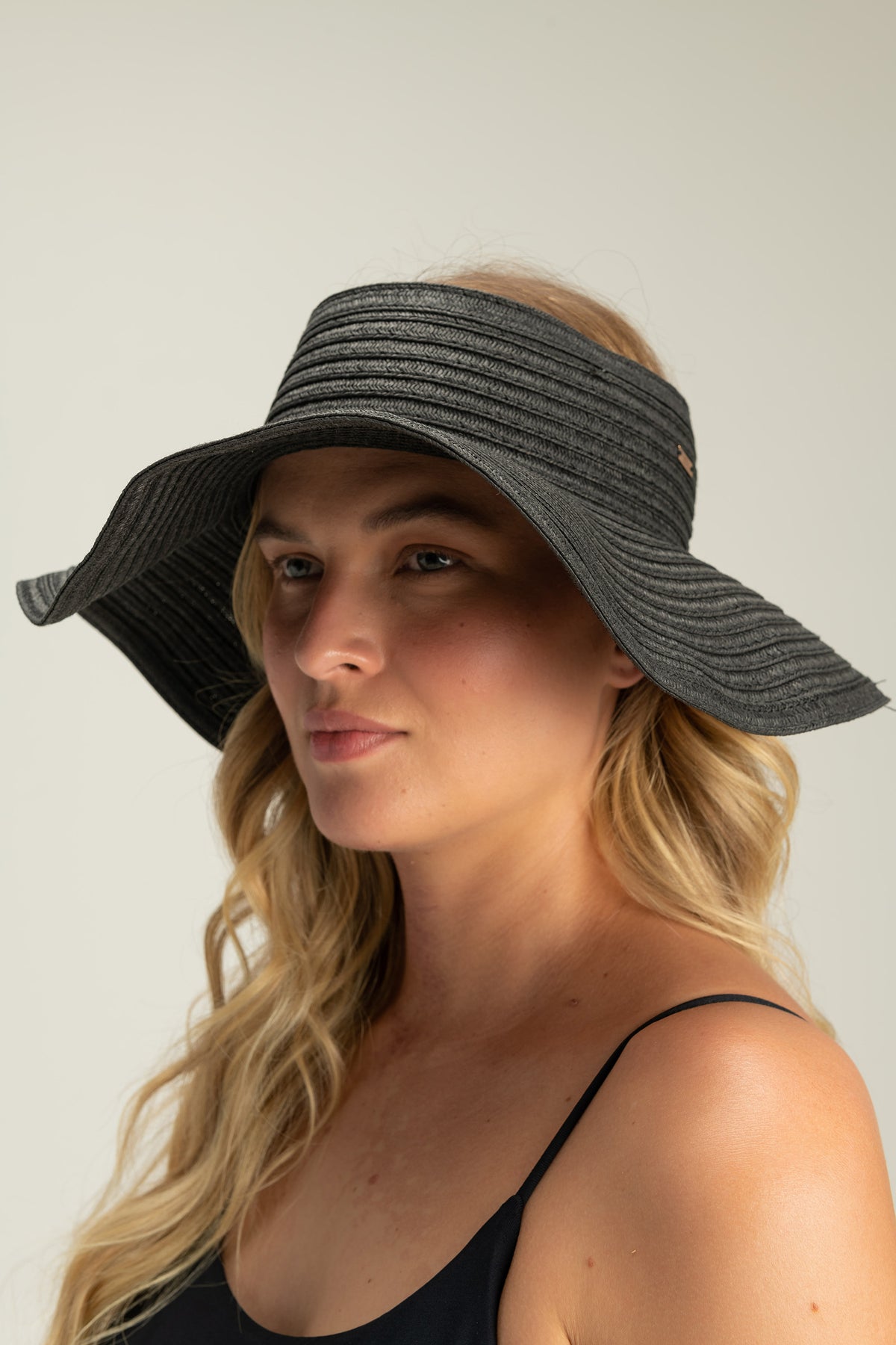 Tropical Straw Roll Hat