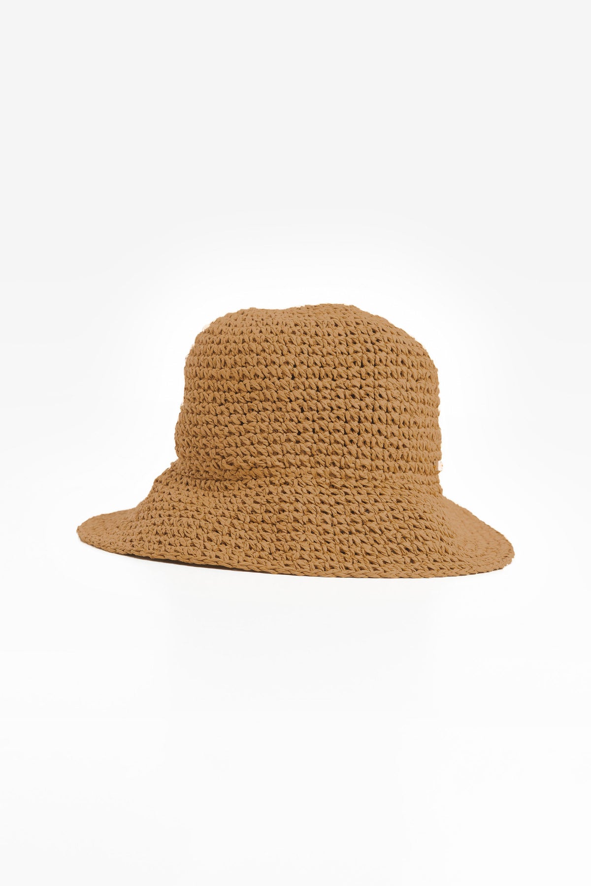 Tropical Straw Bucket Hat