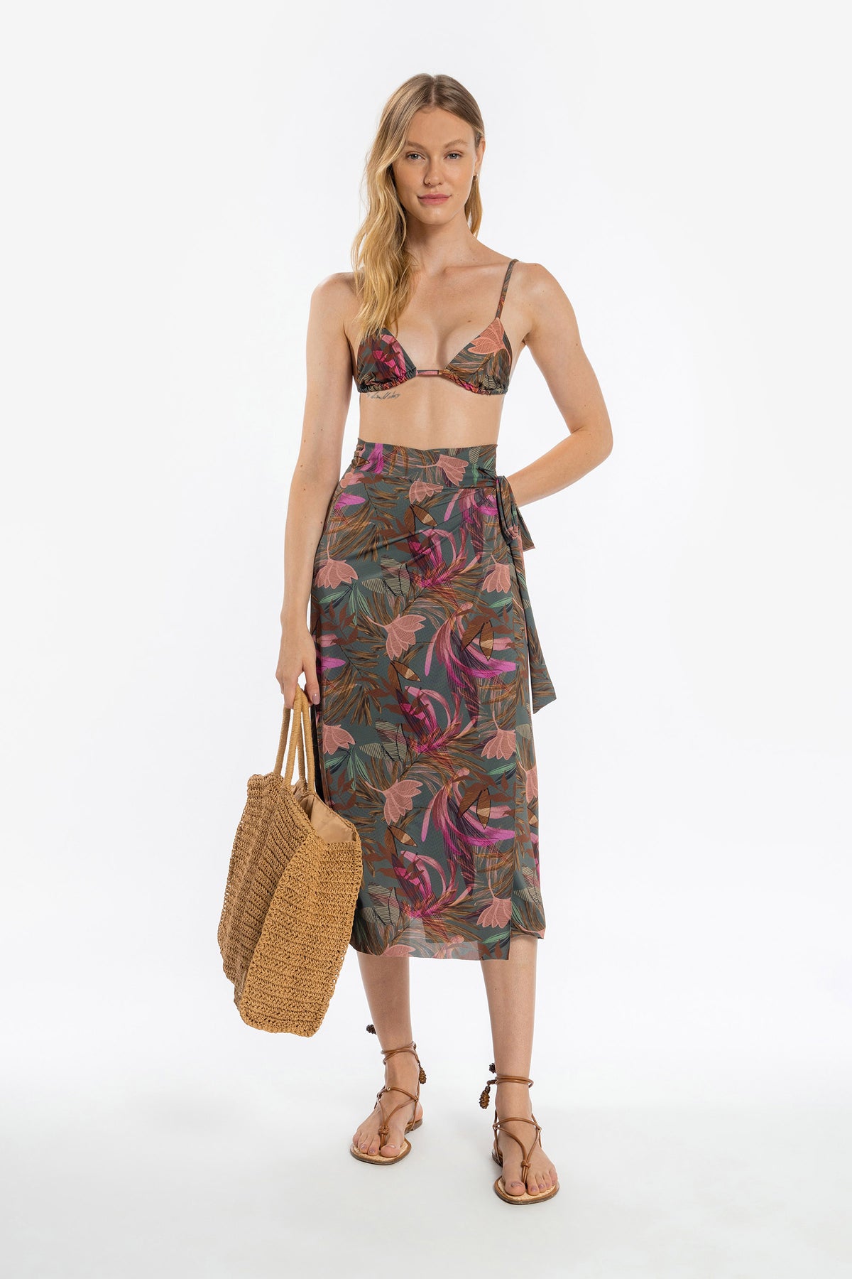 Fresh Pareo Midi Skirt