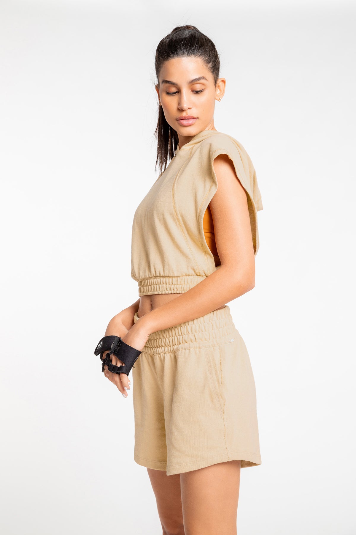 Eco Hype Cropped Maxi Blouse